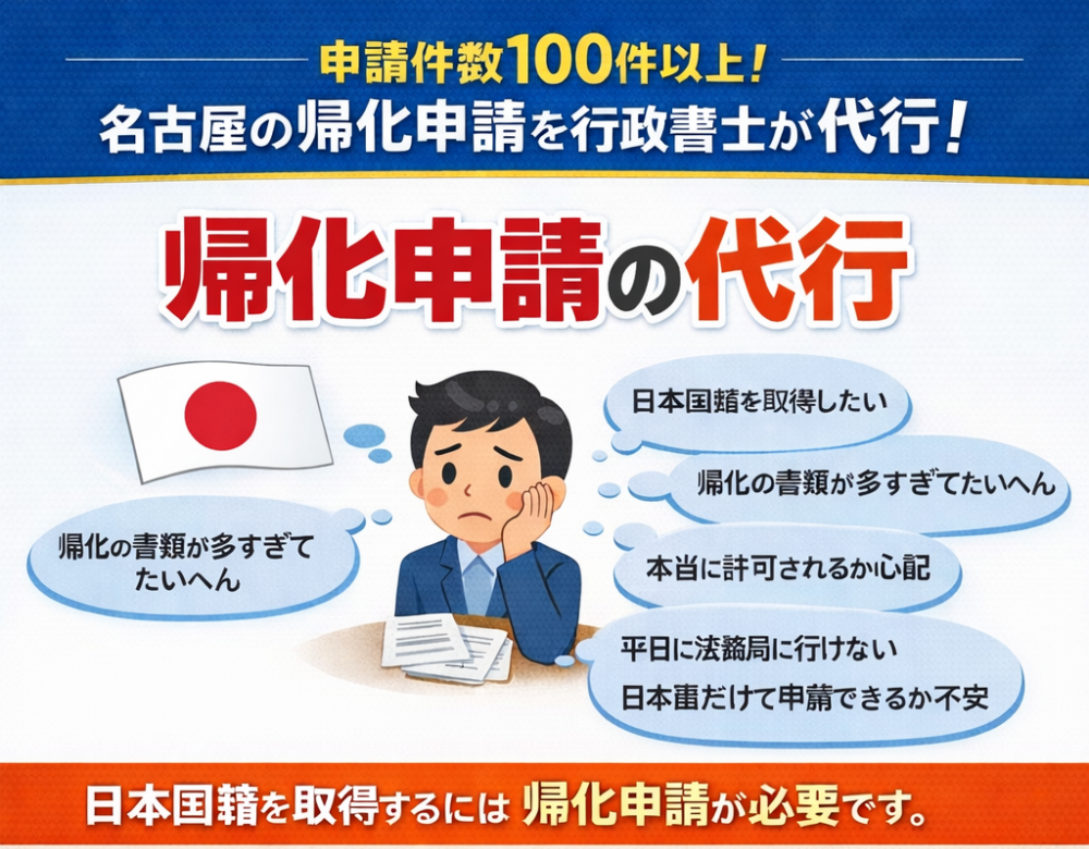 帰化申請者の悩み